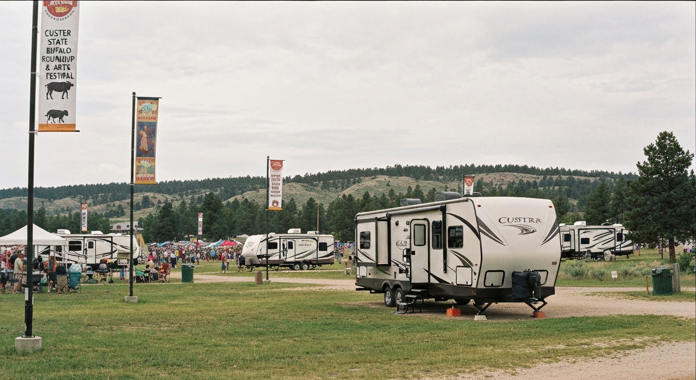 RV rental for Custer State Park Buffalo Roundup & Arts Festival near Black Hills