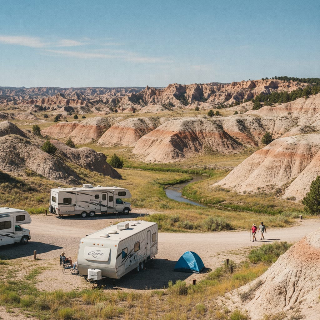 Badlands / Cedar Pass Campground — Interior, SD